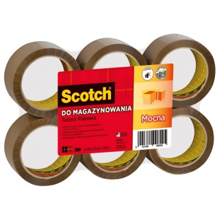 Scotch Packaging Tape 309 BROWN NO NOISE TAPE, 50 mm x 66 m
