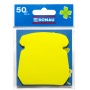 Self-adhesive Pad DONAU, 1x50 sheets, telephone, yellow