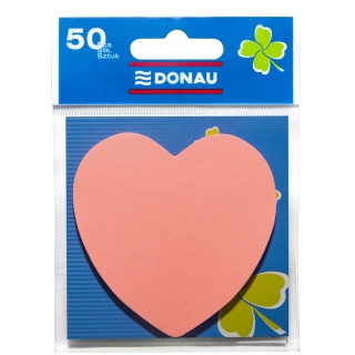Self-adhesive Pad DONAU, 1x50 sheets, light pink
