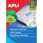 Etykiety uniwersalne APLI, 63,5x38,1mm, zaokrąglone, białe 100 ark., Etykiety samoprzylepne, Papier i etykiety