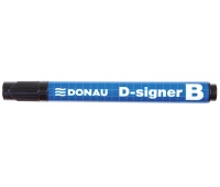 Marker do tablic DONAU D-Signer B, okrągły, 2-4mm (linia), czarny