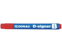 Whiteboard Marker DONAU D-Signer B, round, 2-4mm (line), red