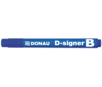 Marker do tablic DONAU D-Signer B, okrągły, 2-4mm (linia), niebieski