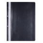 Skoroszyt OFFICE PRODUCTS, PP, A4, 2 otwory, 100/170mikr., wpinany, czarny, Skoroszyty podstawowe, Archiwizacja dokumentów