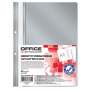Report File OFFICE PRODUCTS, PP, A4, soft, 100/170 micr., 2 holes perforated, grey