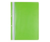 Report File OFFICE PRODUCTS, PP, A4, soft, 100/170 micr., 2 holes perforated, light green
