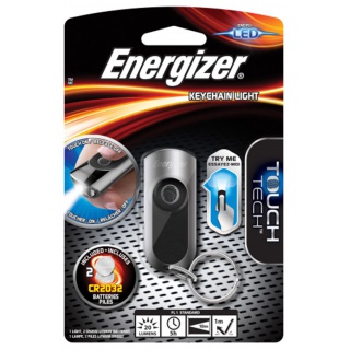 Latarka ENERGIZER Keychain Led + 2szt. baterii CR2032, srebrna, Latarki, Urządzenia i maszyny biurowe
