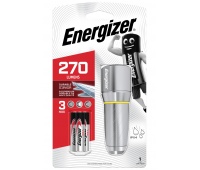 Latarka ENERGIZER Metal Vision HD + 3szt. baterii AAA, srebrna
