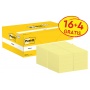Post-it® Notes Canary Yellow™ (653CY-VP20), 38x51mm, 100 sheets/pad, 16 + 4 pads FREE, canary yellow