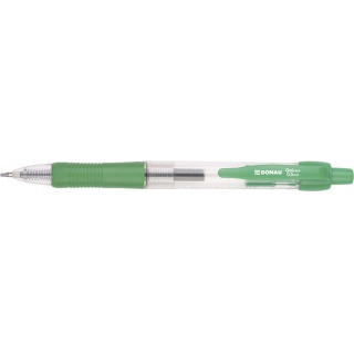 Gel Pen Retractable DONAU with waterproof ink 0. 5mm, green