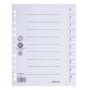 Dividers DONAU, cardboard, A4, 235x300mm, 1-10, 10 sheets, white