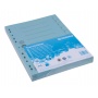 Dividers DONAU, cardboard, A4, 235x300mm, 1-10, 10 sheets, blue