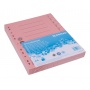 Dividers DONAU, cardboard, A4, 235x300mm, 1-10, 10 sheets, light pink