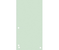 Przekładki DONAU, karton, 1/3 A4, 235x105mm, 100szt., zielone