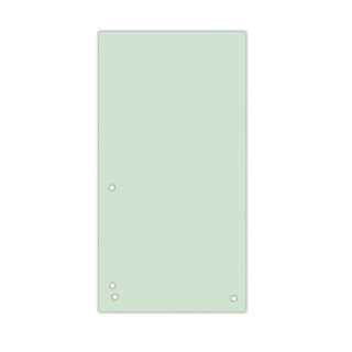 Dividers DONAU, cardboard, 1/3 A4, 235x105mm, 100pcs, green