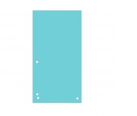 Dividers DONAU, cardboard, 1/3 A4, 235x105mm, 100pcs, blue
