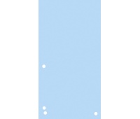 Przekładki DONAU, karton, 1/3 A4, 235x105mm, 100szt., niebieskie
