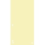 Dividers DONAU, cardboard, 1/3 A4, 235x105mm, 100pcs, yellow