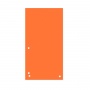Dividers DONAU, cardboard, 1/3 A4, 235x105mm, 100pcs, orange