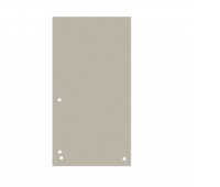 Dividers DONAU, cardboard, 1/3 A4, 235x105mm, 100pcs, grey