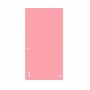 Dividers DONAU, cardboard, 1/3 A4, 235x105mm, 100pcs, light pink