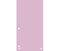 Dividers DONAU, cardboard, 1/3 A4, 235x105mm, 100pcs, light pink