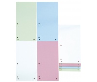 Dividers DONAU, cardboard, 1/3 A4, 235x105mm, 100pcs, assorted colours