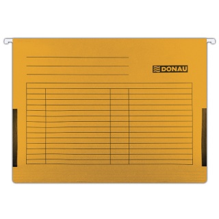 Suspension File DONAU with side limiters, A4, 230gsm, orange