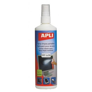 Spray do czyszczenia ekranów TFT/LCD APLI, 250ml, Środki czyszczące, Akcesoria komputerowe