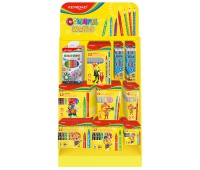 Mały display KEYROAD Colorful World, karton, składany, bez wyposażenia, żółty