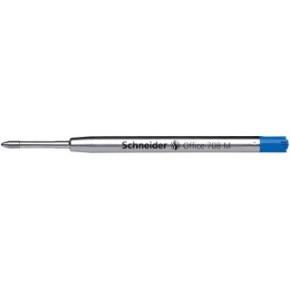 Wkład Office 708 M do długopisu SCHNEIDER, format G2, niebieski, Długopisy, Artykuły do pisania i korygowania
