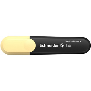 Zakreślacz SCHNEIDER Job Pastel, 1-5mm, waniliowy, Textmarkery, Artykuły do pisania i korygowania
