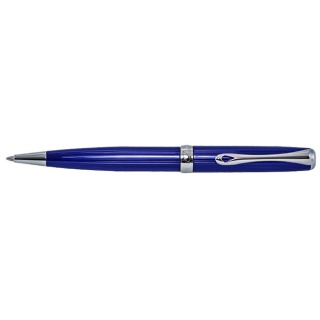 Długopis automatyczny DIPLOMAT Excellence A2, niebieski/srebrny, Długopisy, Artykuły do pisania i korygowania