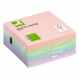 Self-adhesive Cube Q-CONNECT Briliant, 76x76mm, 1x400 sheets, pastel