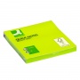 Self-adhesive Pad Q-CONNECT Brilliant 76x76mm, 1x80 sheets, green, Self-adhesive pads, Paper and labels