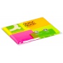 Self-adhesive Pad Q-CONNECT Brilliant, notepad, 38x51mm, 4x50 sheets, neon