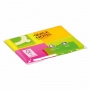 Self-adhesive Pad Q-CONNECT Brilliant, notepad, 38x51mm, 4x50 sheets, neon