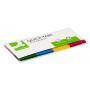 Filing Index Tabs Q-CONNECT, PP, 19x43mm, 4x50 tabs, assorted colours