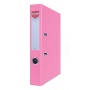 Binder OFFICE PRODUCT Officer with reinforced edge, A4/55mm, pink