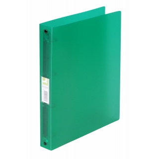 Ring Binder Q-CONNECT, PP, A4/4R/25mm, transparent green