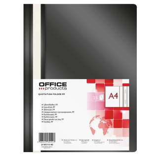 Report File OFFICE PRODUCTS, PP, A4, soft, 100/170 micron, black
