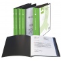 Display Book Q-CONNECT, with front cover pocket, PP, A4, 650 micron, 40 pockets, black