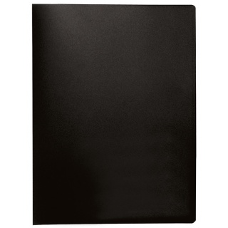 Display Book Q-CONNECT, PP, A4, 380 micron, 40 pockets, black, with front cover pocket,