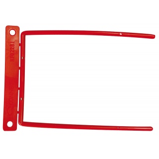 Archive Clips Q-CONNECT D-Clip, file thickness max. 8cm, red