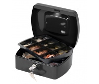 Cash Box Q-CONNECT, medium, 205x165x87mm, black