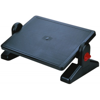 Footrest Q-CONNECT, adjustable (x2), 400x70x350mm, black