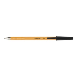 Ballpoint Pen, Q-CONNECT replaceable refill 0. 4mm (line), black