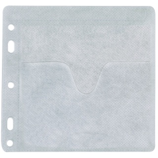CD Envelopes for 2 CD/DVD Q-CONNECT, clipped, 40pcs, white