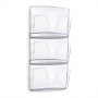 Wall Mounted Files CEP ReCeption, 3 pockets, clear