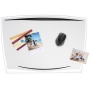 Podkładka na biurko CEP Ice, 64,2x43,8cm, transparentna czarna, Podkładki na biurko, Wyposażenie biura